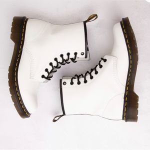 Women Dr. Martens White 1460 Pascal Bex Boots